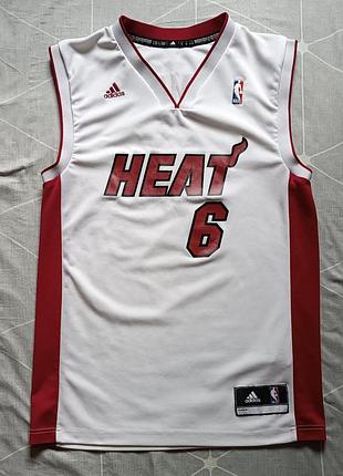 Оригинальная баскетбольная майка adidas nba miami heat