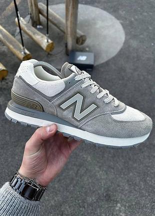 Кросівки new balance 574 х stone island (olive) 883-26