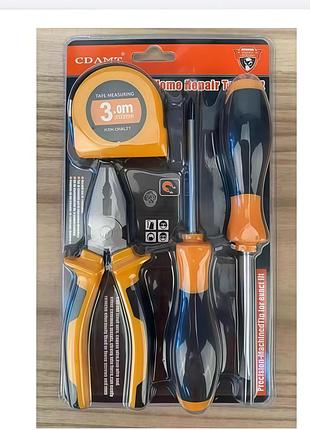 Набір інструментів для ремонту tool kit set 13776-3 ∙ міні-набір для ремонту та побутових робіт tool kit set 13776-3