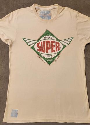 Футболка чоловіча superdry vintage вінтажна  розмір м є маленькі нюанси