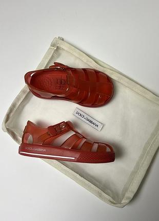 Dolce & gabbana jelly beach sandals дитячі сандалі босоніжки