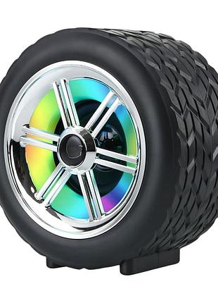 Бездротова bluetooth колонка wsjar l-024 портативна з rgb підсвічуванням і слотом tf