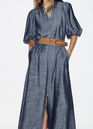 Сукня лляна zara zw collection нова в упаковці з бірками