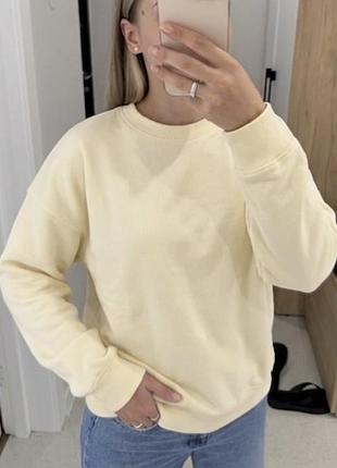 Свитшот нежно лимонного цвета ✨h&amp;m