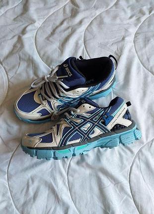Голубые кроссовки asics gel kahana tr x junna maruyama х асикс 44