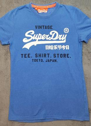 Футболка мужская superdry размер м резиновый принт не стирается очень хорошее состояние