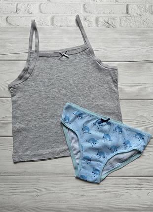 👙185грн👙110см 🛍у наявності🛍1шт дитячий комплект білизни lefties майка та труси