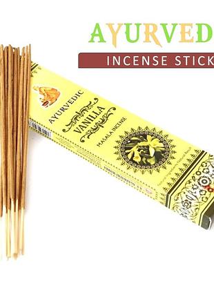 Ароматические палочки масса ваниль ayurvedic vanilla