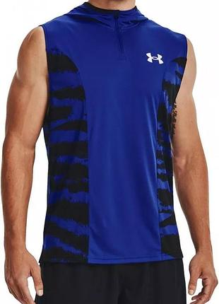 Спортивная майка майка для занятий спортом с капюшоном для баскетбола under armour