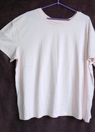 Футболка женская,  розовая,  котон, xl, eur 46-48,  батл