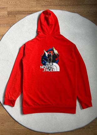 Чоловіче худі the north face червоне кофта тнф