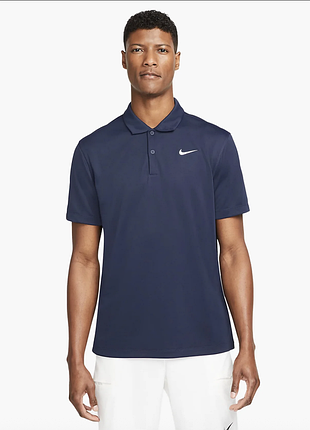Чоловіче преміум футболка поло найк nike dri-fit victory training, l, оригінал