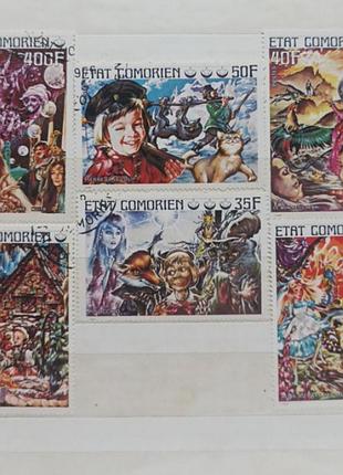 Почтовые марки коморские острова 1976