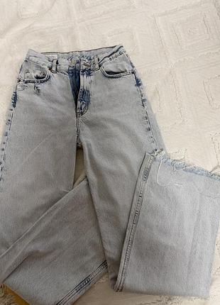 Прямі джинси zara