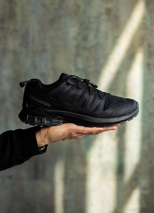 Мужские черные кроссовки salomon xa pro 3d v9 black х саломон 42
