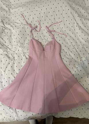 Рожеве жіноче плаття zara, розмір хs