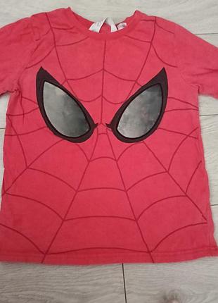 Яркая футболка h&amp;m с принтом spider-man (marvel)