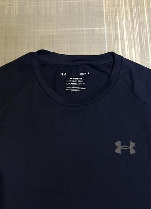 Under armour 💙синя спортивна футболка💛розмір м 48/чоловічий одяг/унісекс