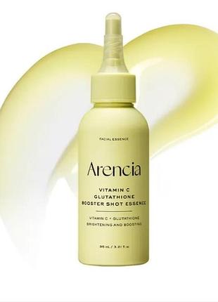 Антиоксидантна есенція-бустер для сяйва шкіри arencia vitamin c glutathione booster shot essence