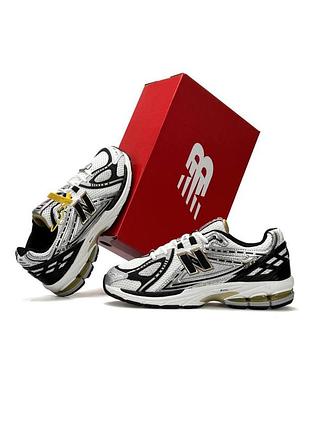 👕 чоловічі кросівки new balance 1906r white black metallic