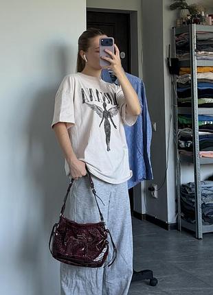 Футболка поло майка топ кроп nirvana h&m bazhane