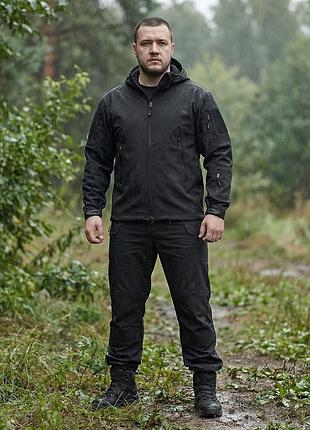 Костюм esdy softshell софтшелл, тактический. черный s