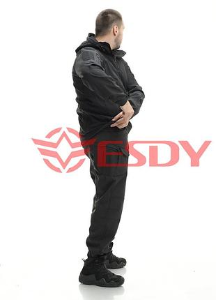 Костюм esdy softshell софтшелл, тактический. черный m 5