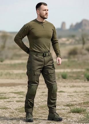 Костюм esdy тактичний. убакс+наколінники. олива 2xl