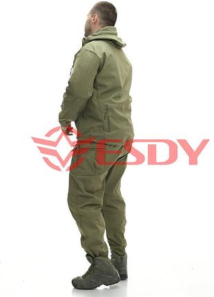 Костюм esdy softshell софтшелл, тактический. олива 2xl 3