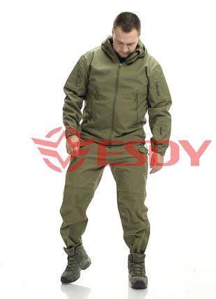 Костюм esdy softshell софтшелл, тактический. олива 2xl 8