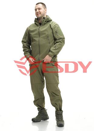 Костюм esdy softshell софтшелл, тактический. олива 2xl 9