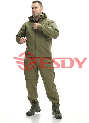 Костюм esdy softshell софтшелл, тактический. олива 2xl 10