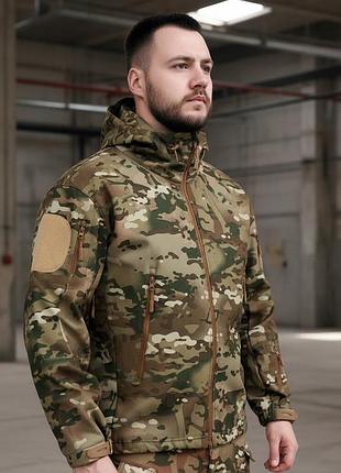 Куртка esdy softshell софтшелл, тактическая 01. cp мультикам l