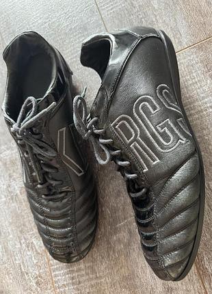 Шкіряні кросіаки комбіновпні  dirk bikkembergs soccer, стиль y2k