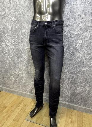 Calvin klein jeans штаны джинсы w33 l32 размер черные
