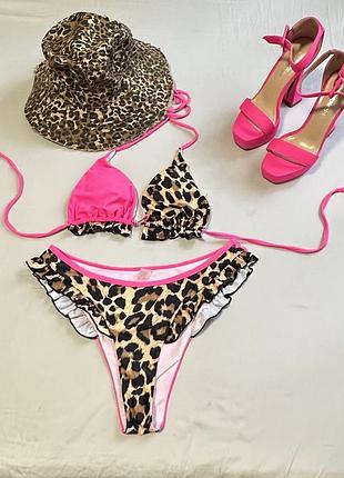 Купальник leo pink від shein тренд сезону