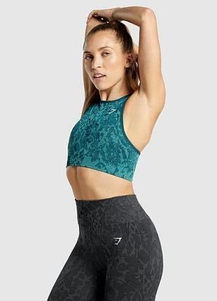 Спортивний приготований топ gymshark