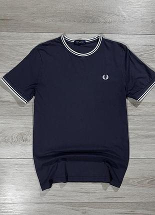 Стильна преміум футболка фред пері fred perry twin tipped luxury, m, оригінал