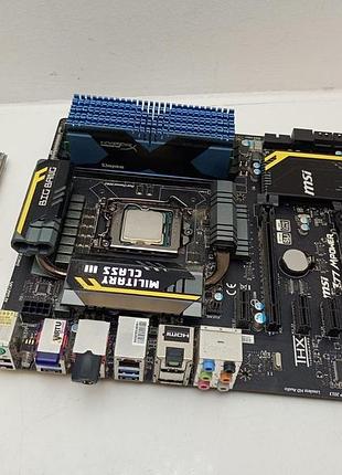 Комплект: материнська плата msi z77 mpower + i7-3770k + 32gb ddr3 kingston hyperx predator (1866mгц) (товар вживаний)