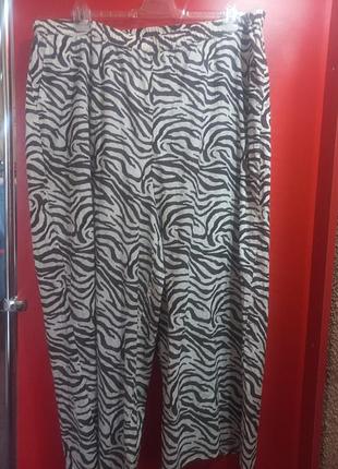 Летние коттоновые брюки plus size geoge (24pp)