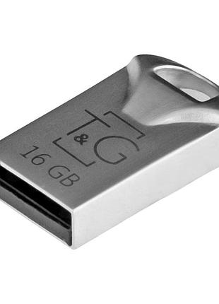 Флеш память usb touch & go usb 2.0 16gb metal 106 steel