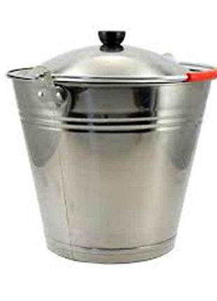 Відро з кришки нерж. 12л d=32см b005-12l тм zauberg