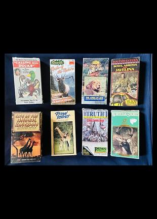 Колекція vhs касет сша: полювання, дика природа та документальні фільми (ntsc) 1100грн