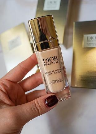 Тональна основа сироватка prestige le micro-fluide teint de rose activated foundation