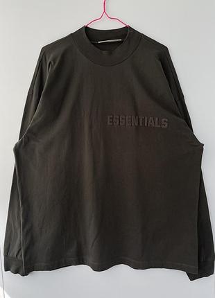 Оригінальний лонгслів fear of god essentials long sleeve tee