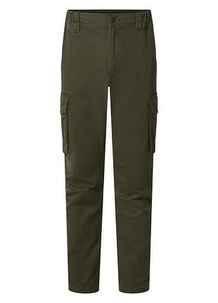 Брюки карго cargo для мужчины livergy lycra® 500384 s хаки