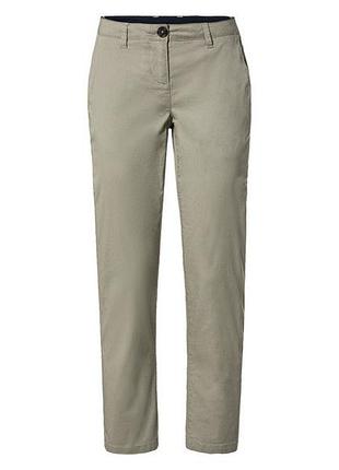 Брюки чиносы хлопковые для женщины esmara u.s. grand polo 449335 38(s) зеленый