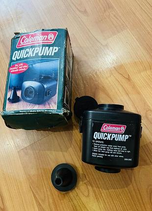 Насос електричний на батарейках coleman quickpump (для матраців, човнів, шезлонгів) 450грн