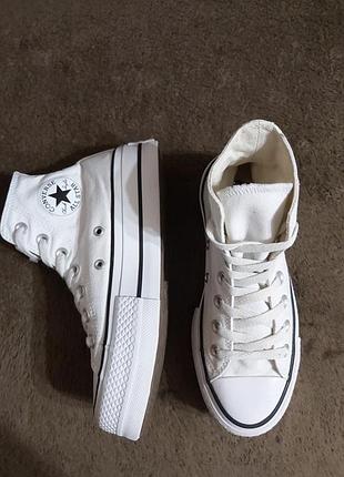 Кеди converse на високій платформі