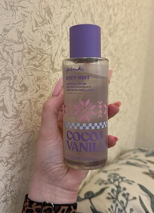 Pink (victoria's secret) — cocoa vanilla (body mist, 250 ml)